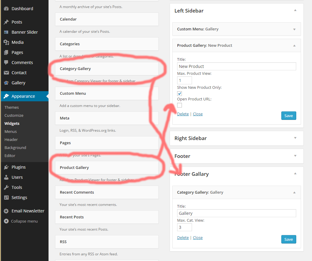 Widget for Sidebar Product View & Category View