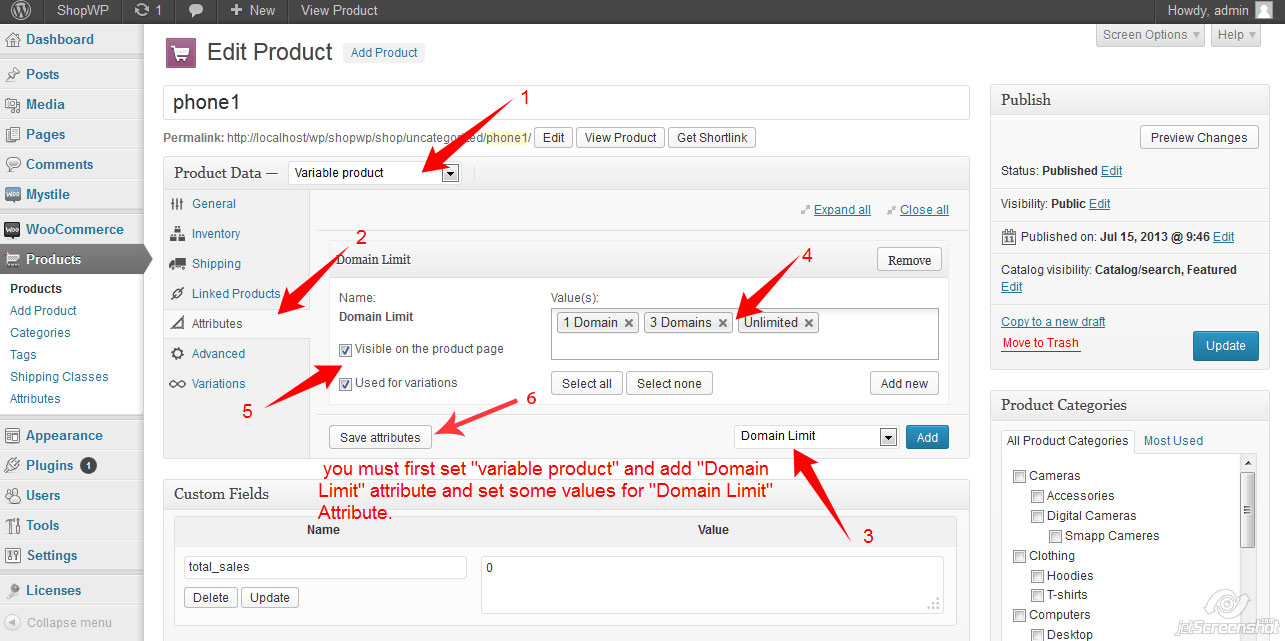 3 - Configure the product with license.