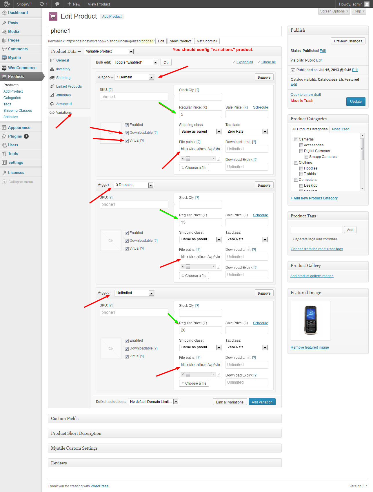 when a customer checkouts products, plugin creates license automatically.