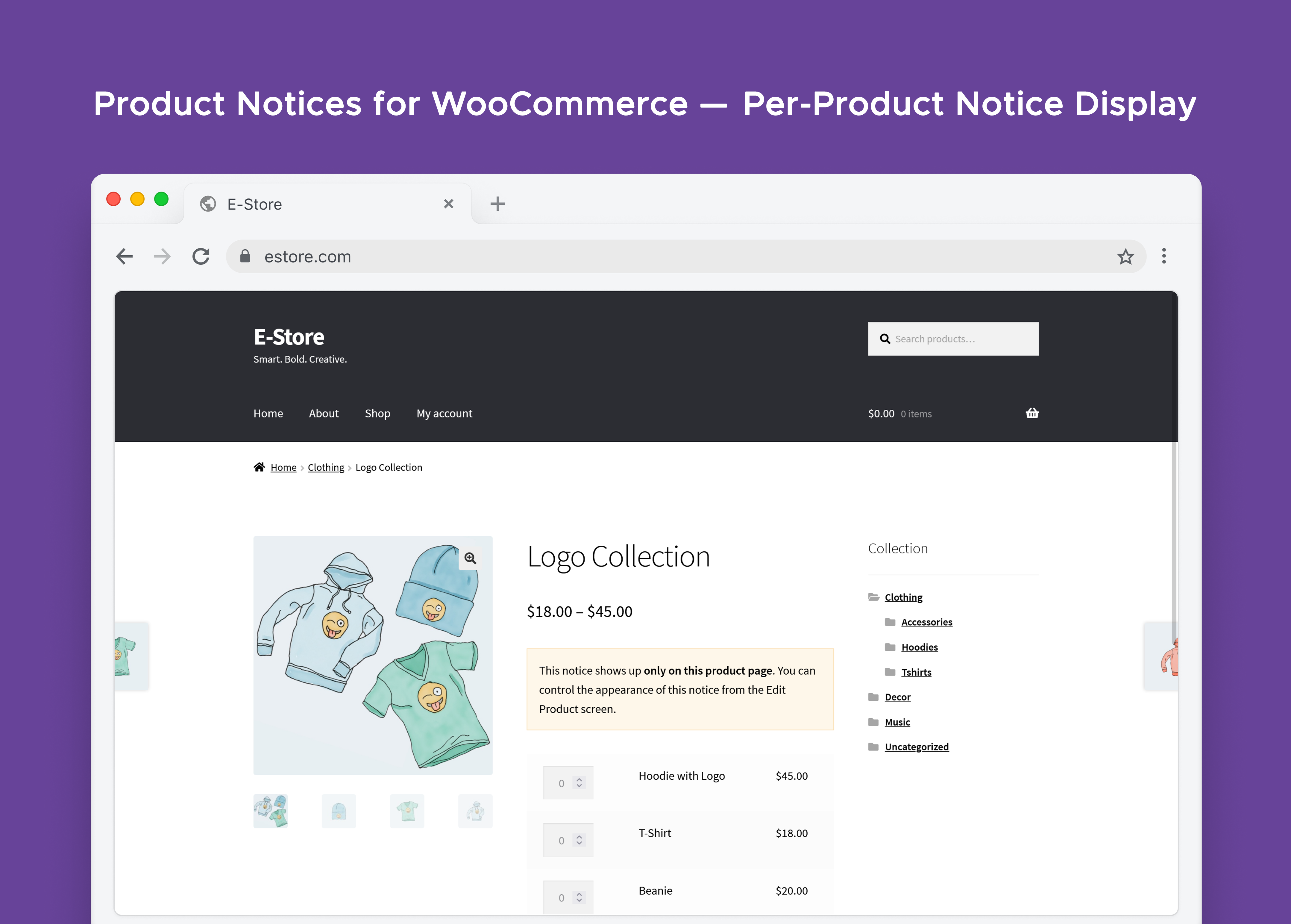Product Notices for WooCommerce - Per-Product Notice Display