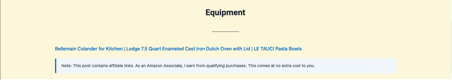 **Text Display** - Clean text links that blend with your content