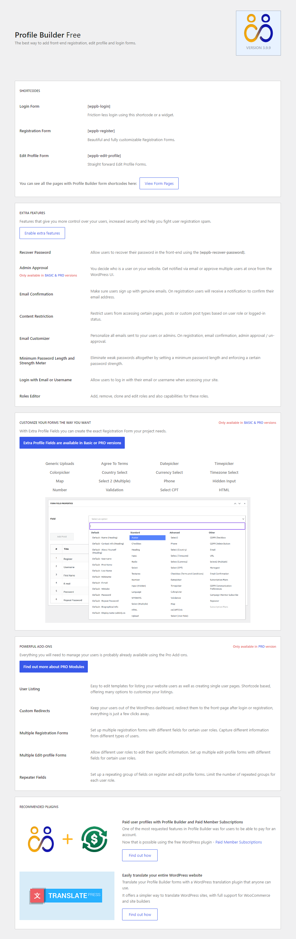 User Roles Editor - create custom user roles or edit existing roles and capabilities