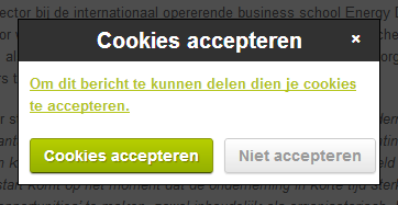 Pronamic Cookies Section/Dynamic modal example