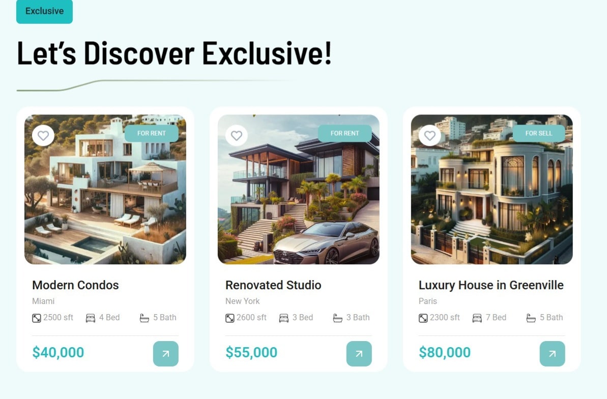 **Frontend Dashboard** – Users can manage their listings with ease.