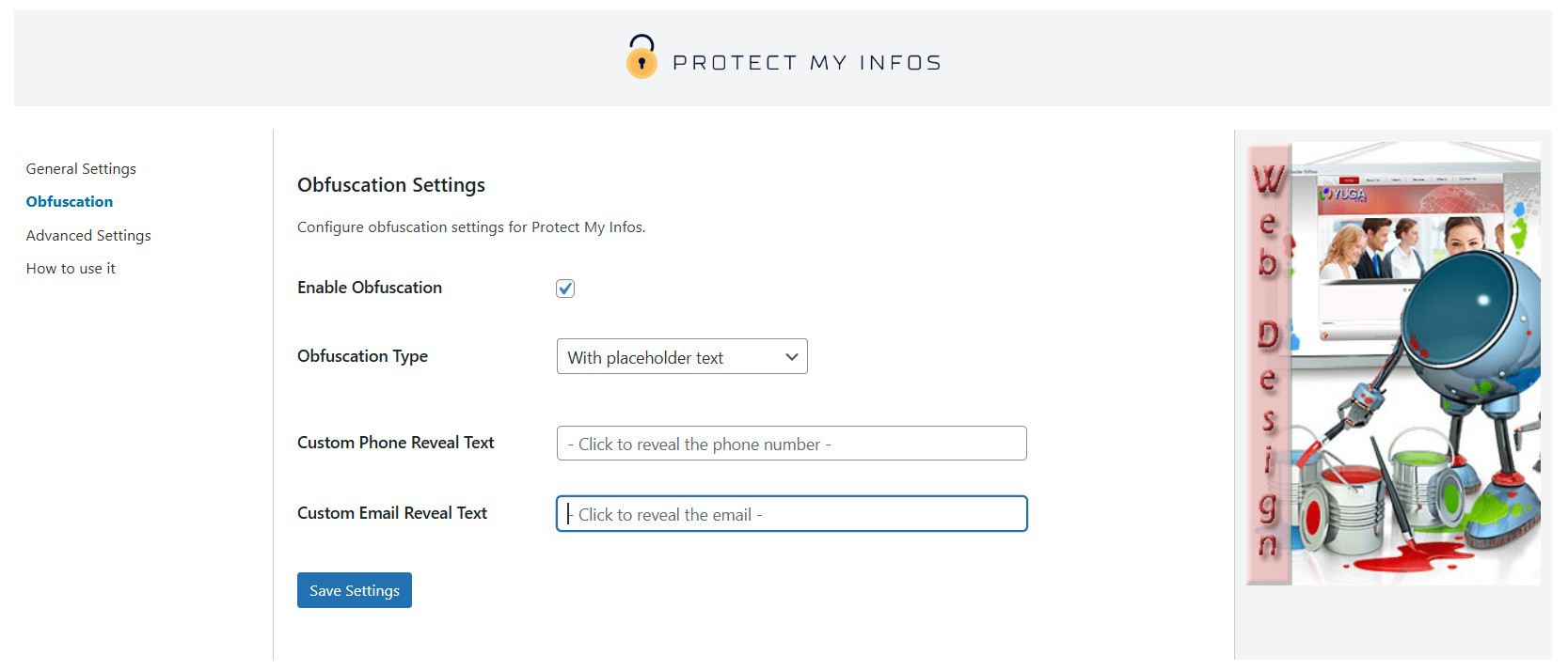 **Frontend Protection**: Emails and phone numbers are protected on your site.