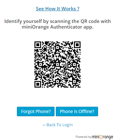 QR Code Authentication Login Screen ( Authenticate your mobile )