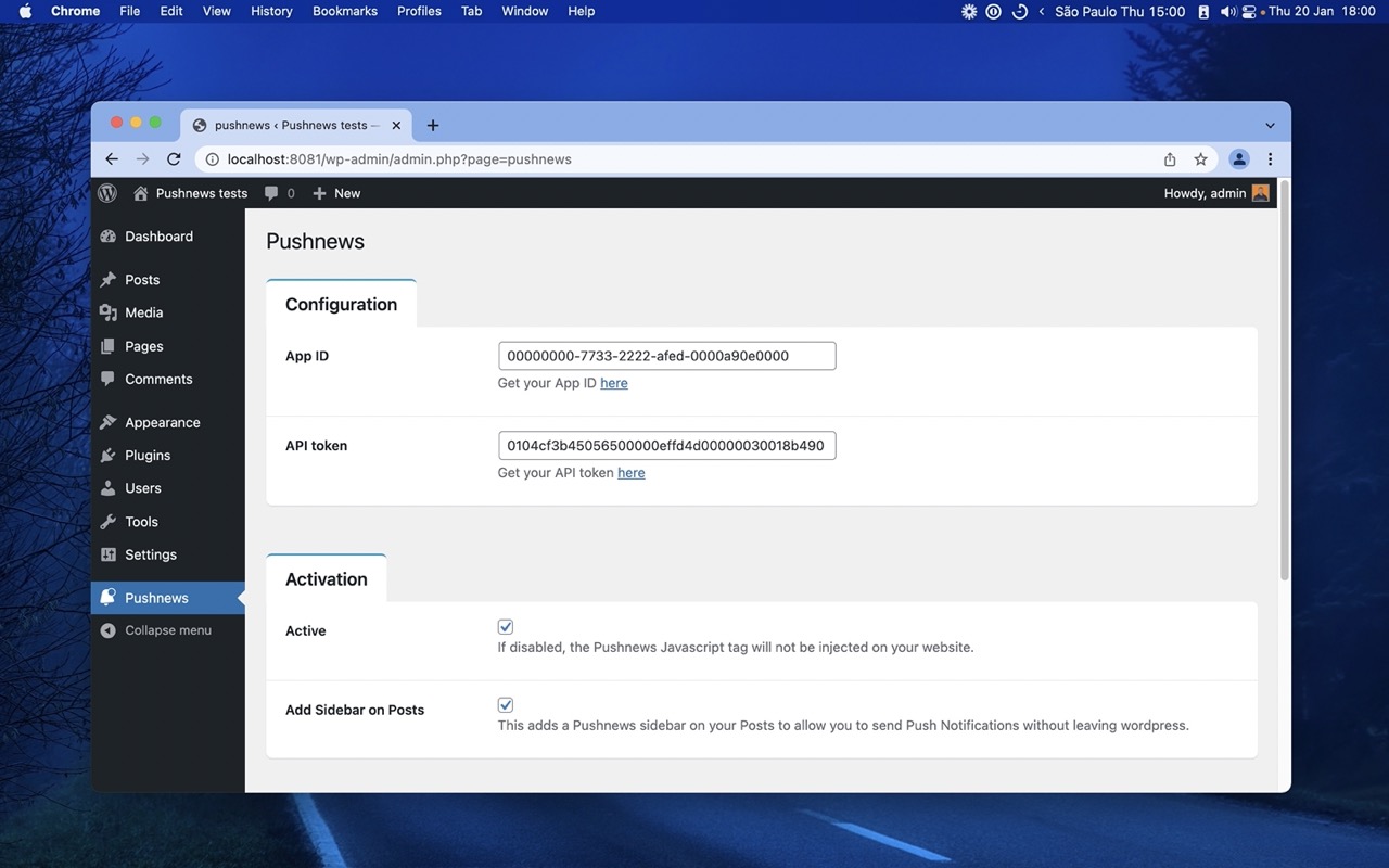 Customizable opt-in experience