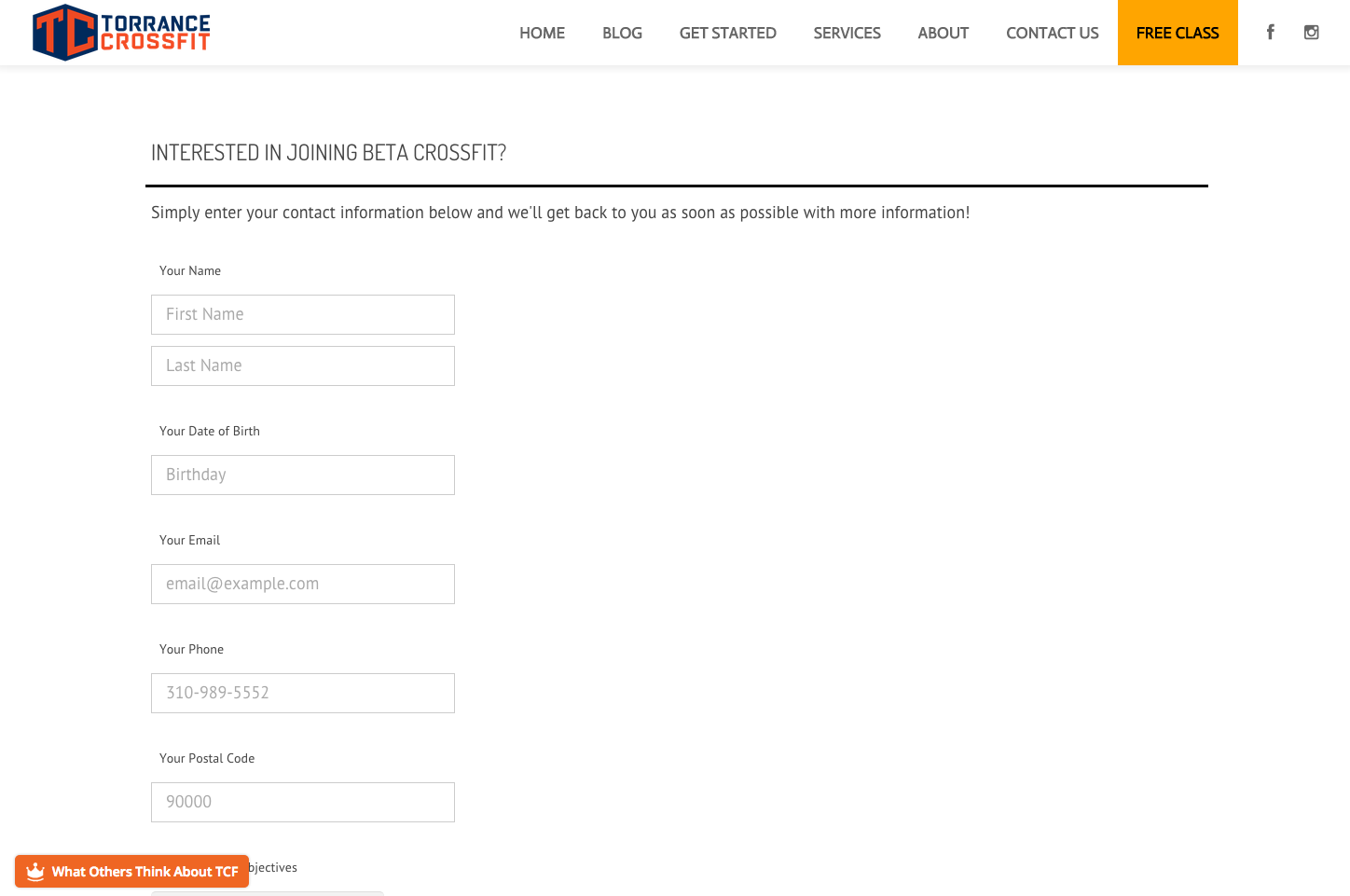 Generate leads from your blog - and have it connect right into your PushPress lead management system.