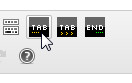 TinyMCE buttons in the editor to make adding tabs easier.