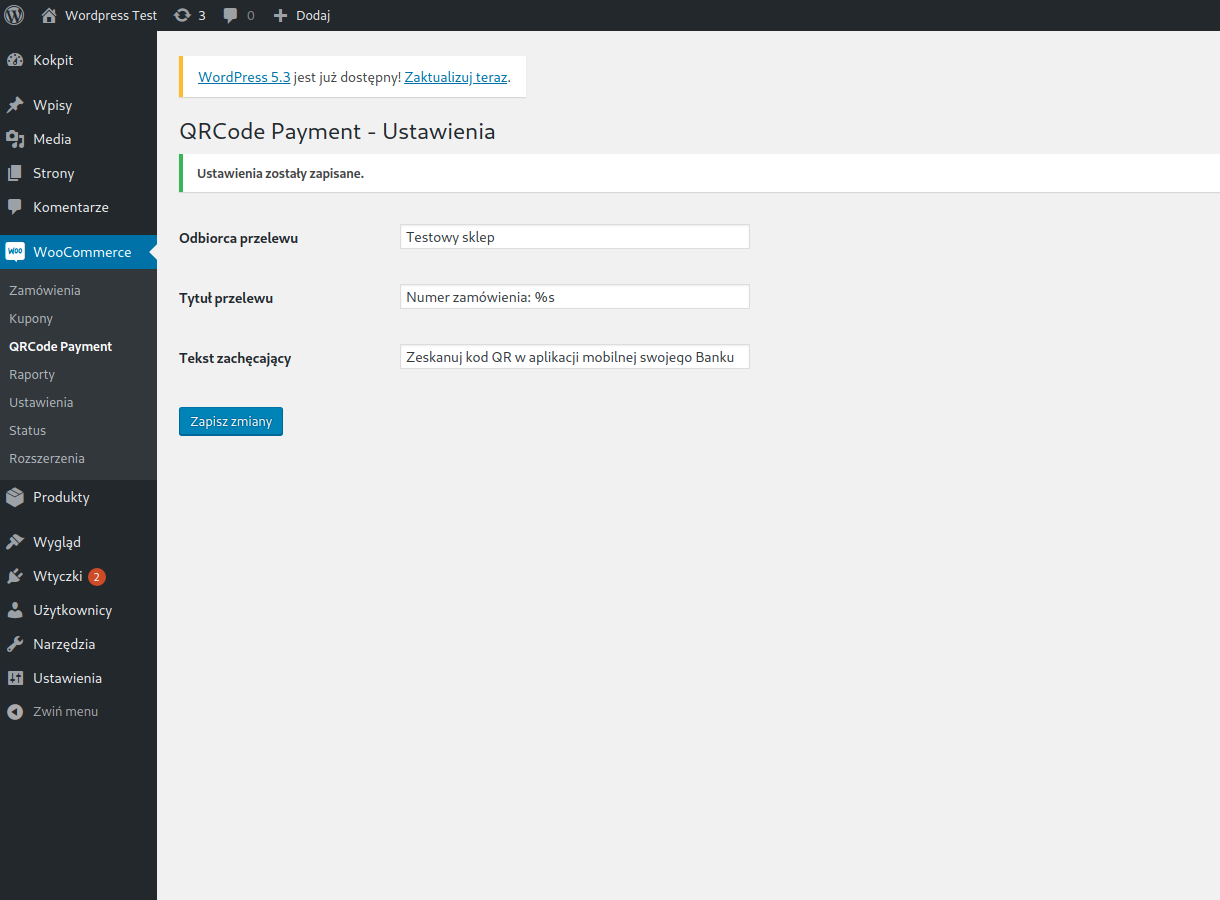 Settings - Admin Interface