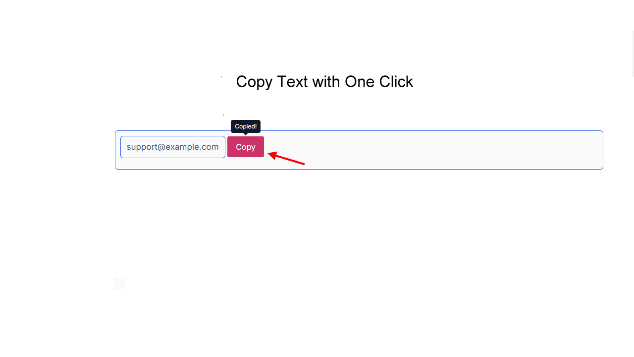 Copy Text with One Click