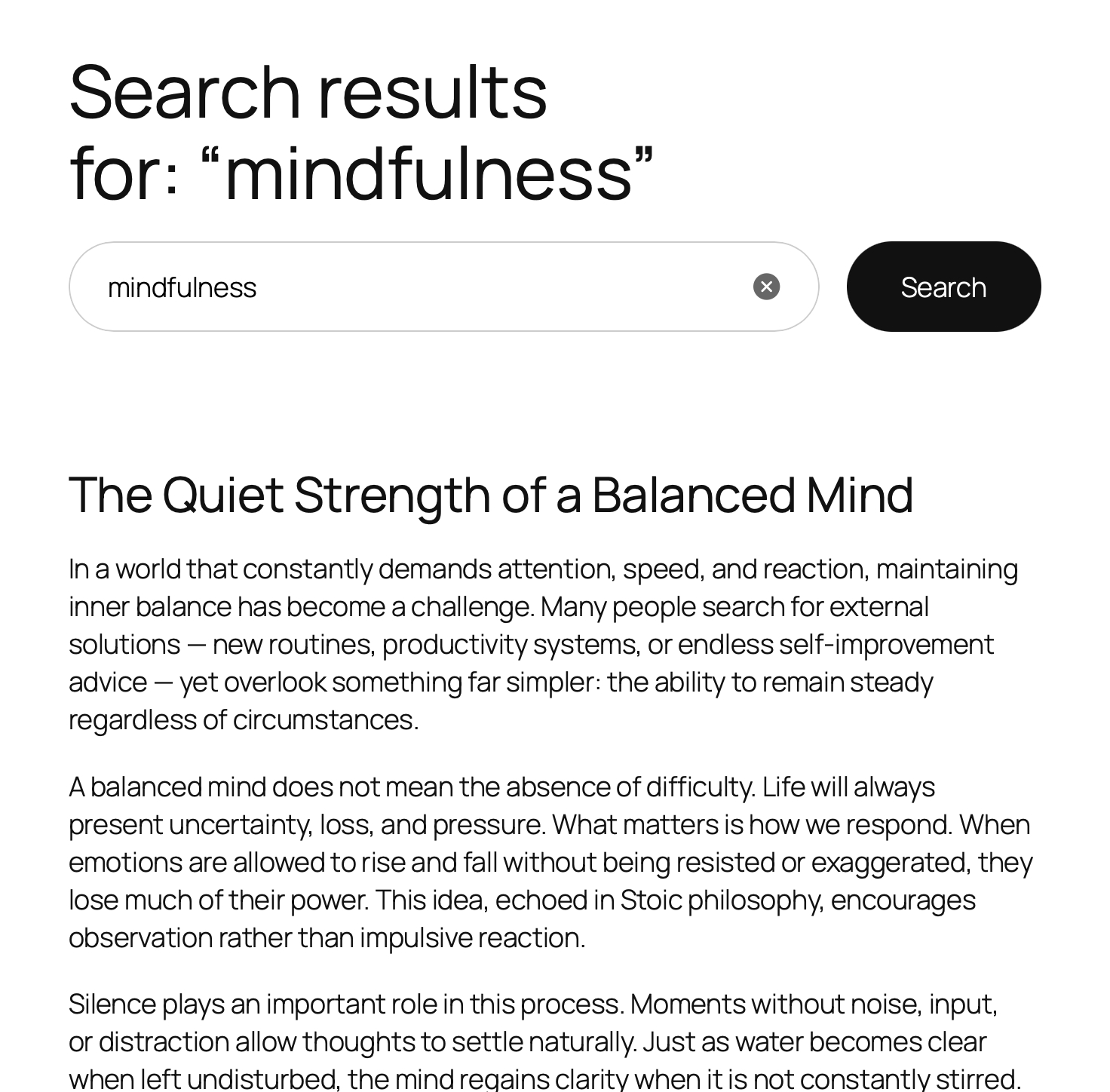 Search results - AI-powered results with relevance scores