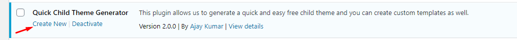 Go to Admin Panel > Plugins and click on Create New