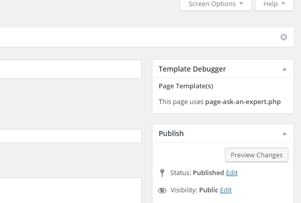Create page templates from the page edit screen