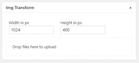 Upload of files on dashboard