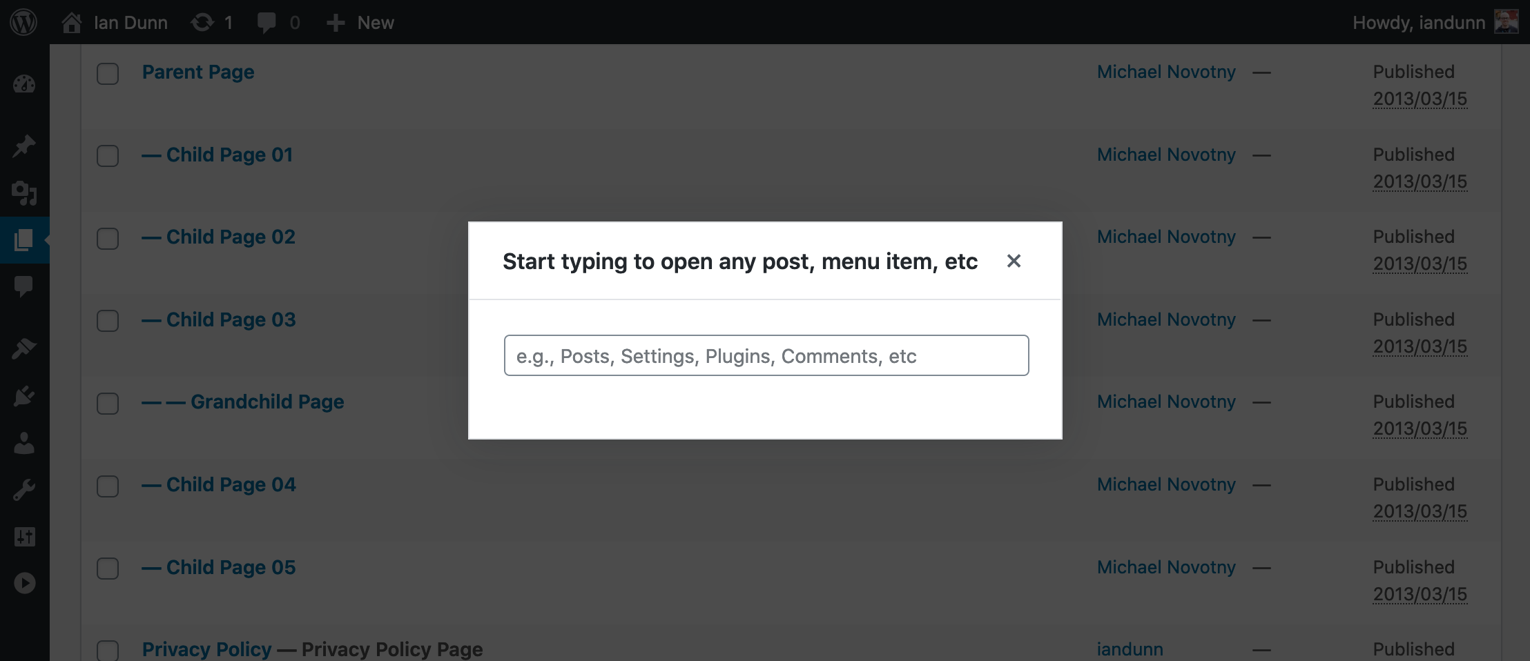 Pressing `g` or \` brings up the interface