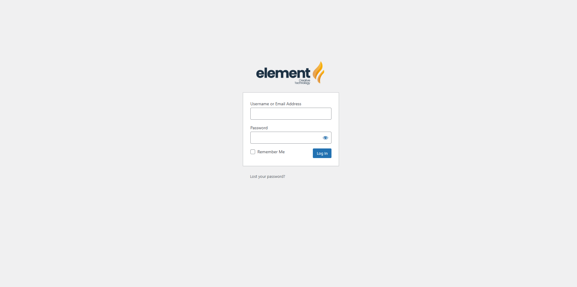 Public Login Page Example