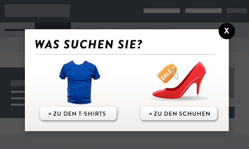 Upselling von Produkten / Up-Selling of products