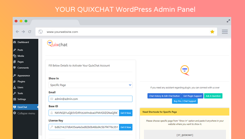 Click to Show In "Select Box" to change plugin visibility in specific page or entire website.