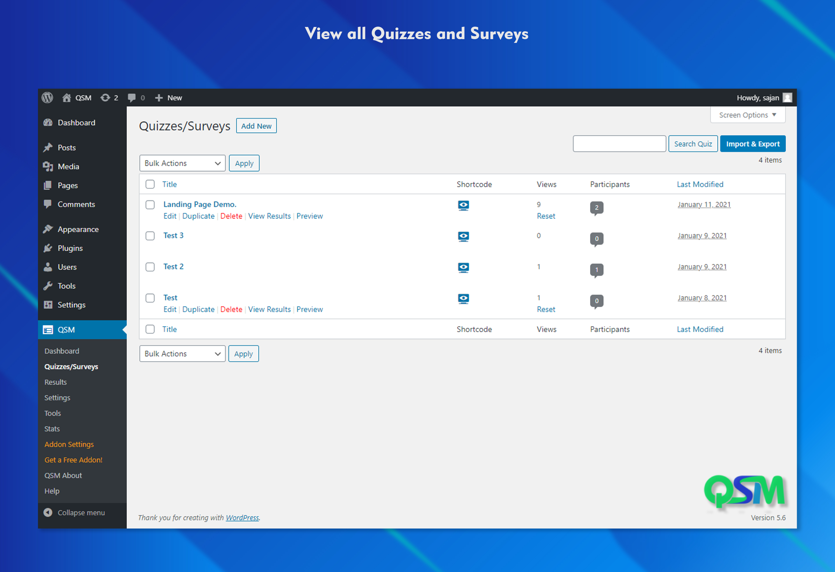 QSM Breeze Theme