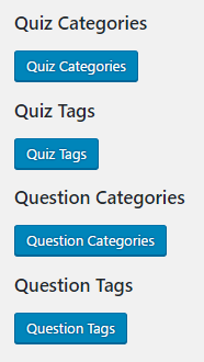 Quiz Category Editor