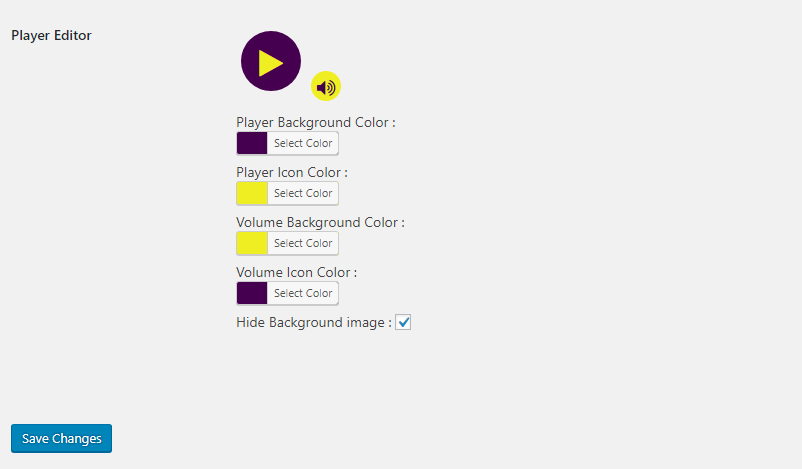 Player Editor