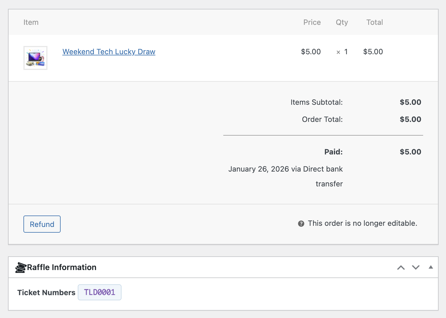 QR code scanner for event check in.