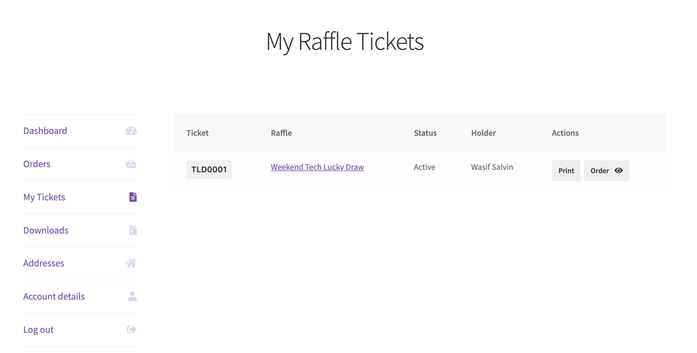 Analytics dashboard with sales data.