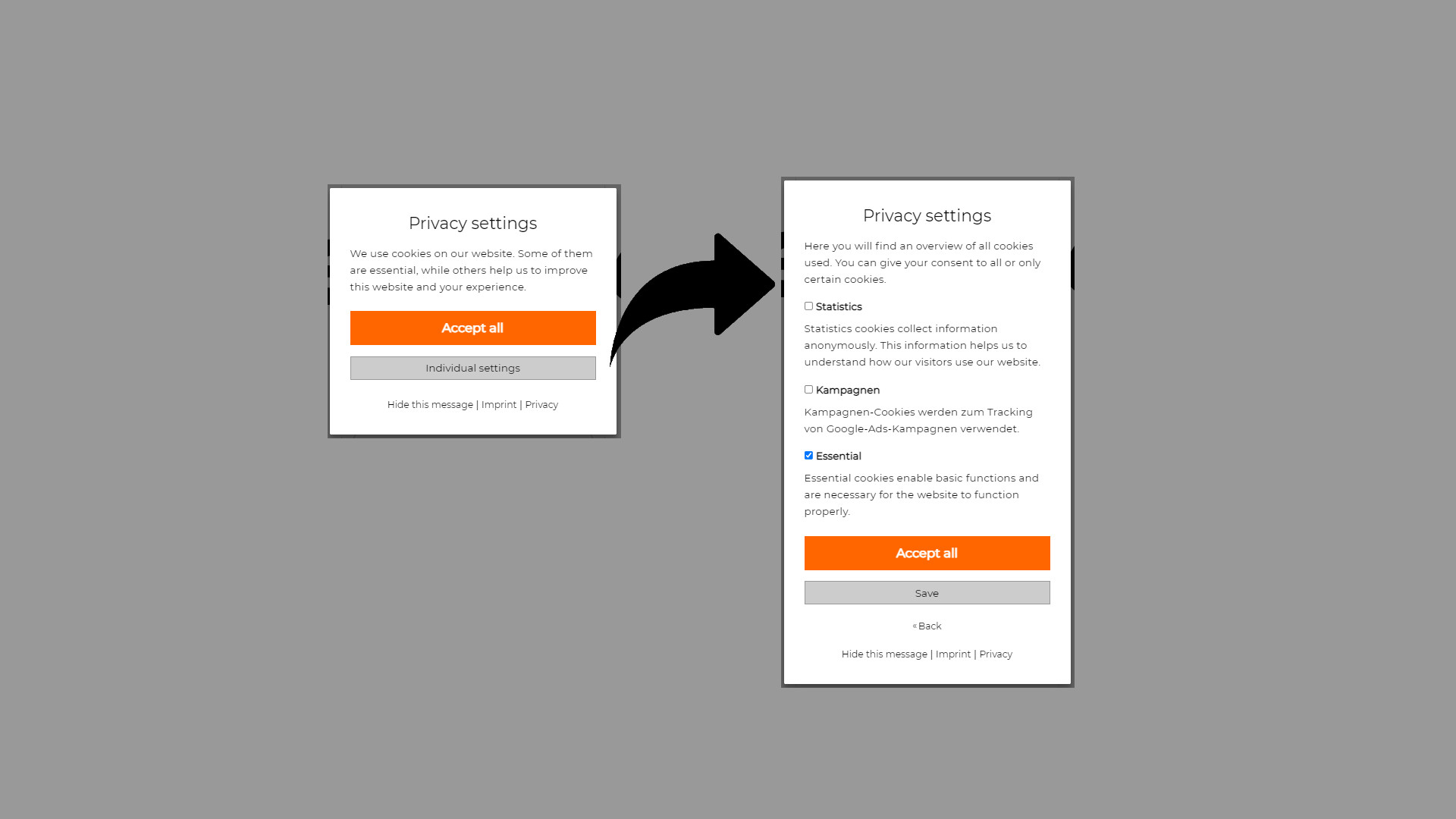 Backend View