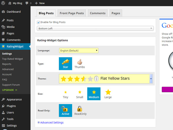 Mobile Optimized Experience - Floating Star Activator
