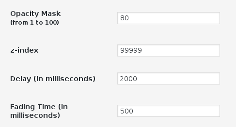 The controls to fine tune the plugin's behavior
