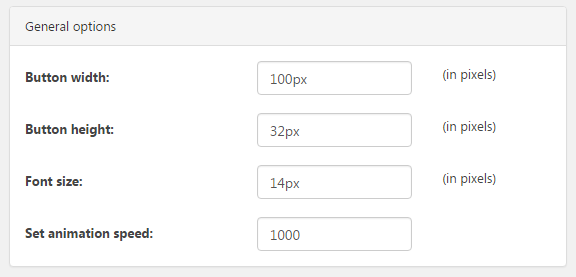 Read more button general options