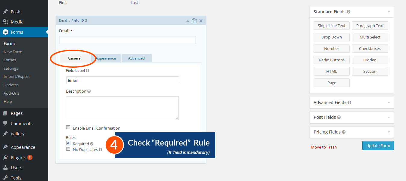Enable Pattern matching under "Advanced" Tab.