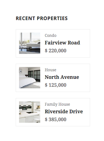 Property widget