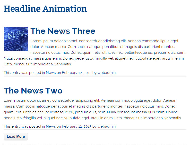 The first screenshot shows the shortcode use in page/post page.