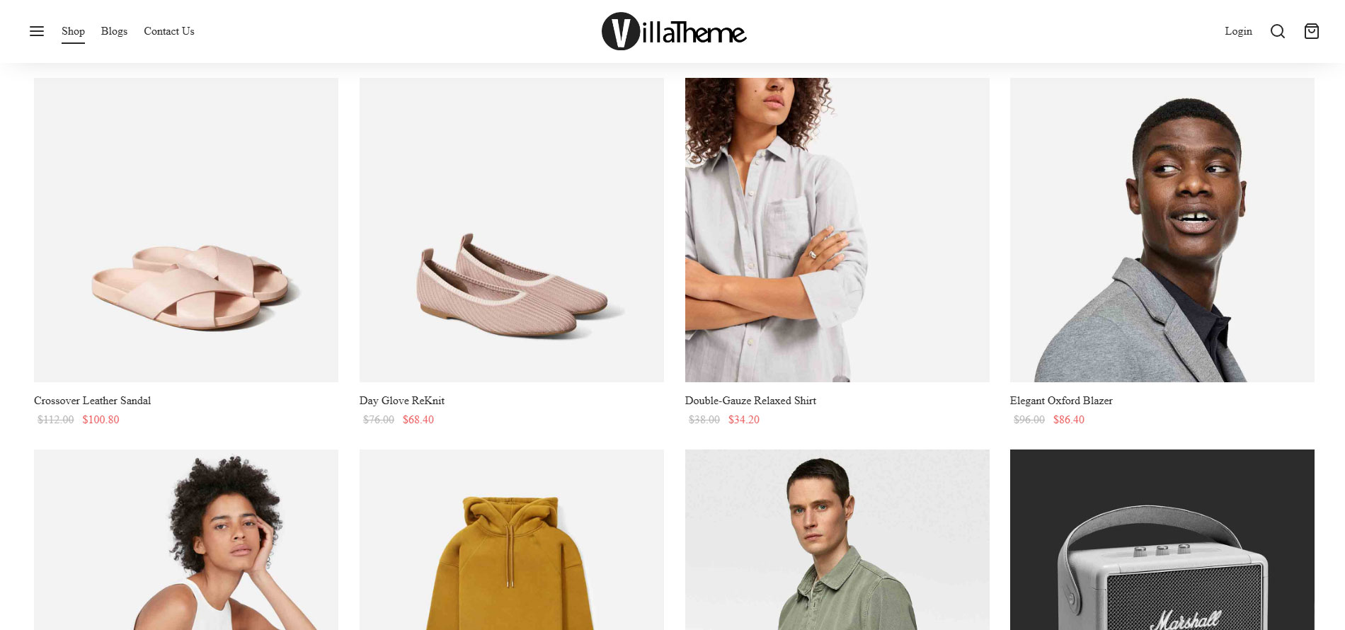 Discount 10% and replace price on shop page