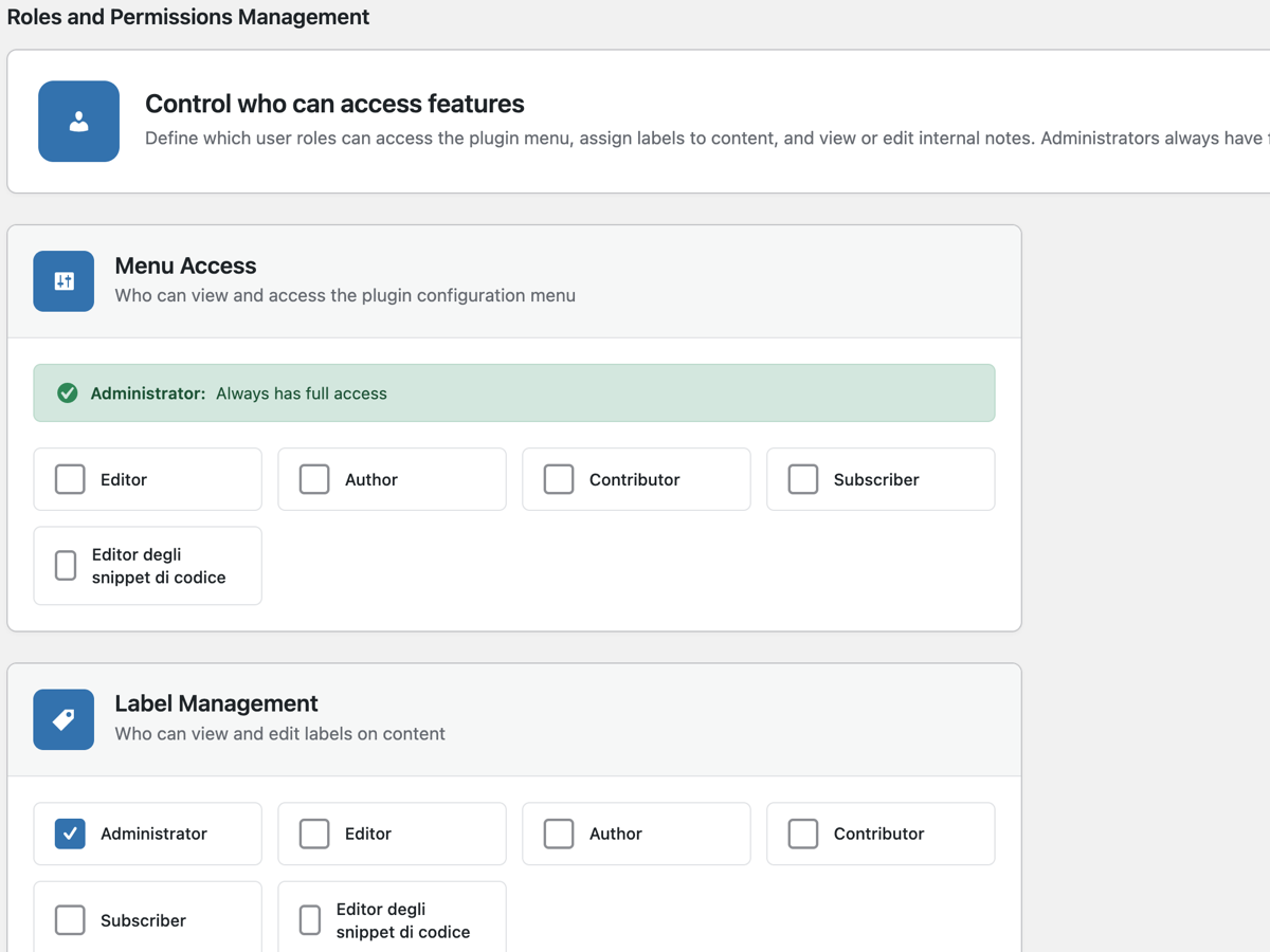 Dashboard widgets with pie/donut charts and click-to-filter