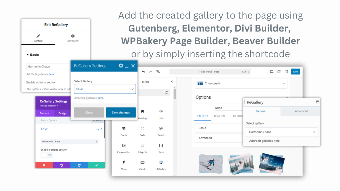 Gallery Chaos template