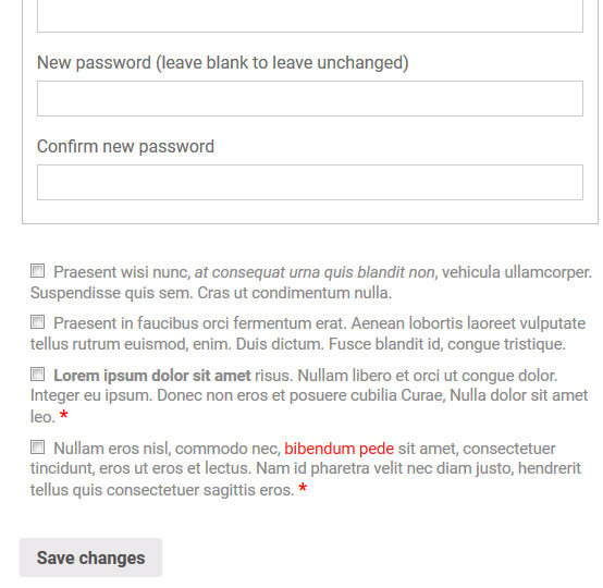 Double password feature
