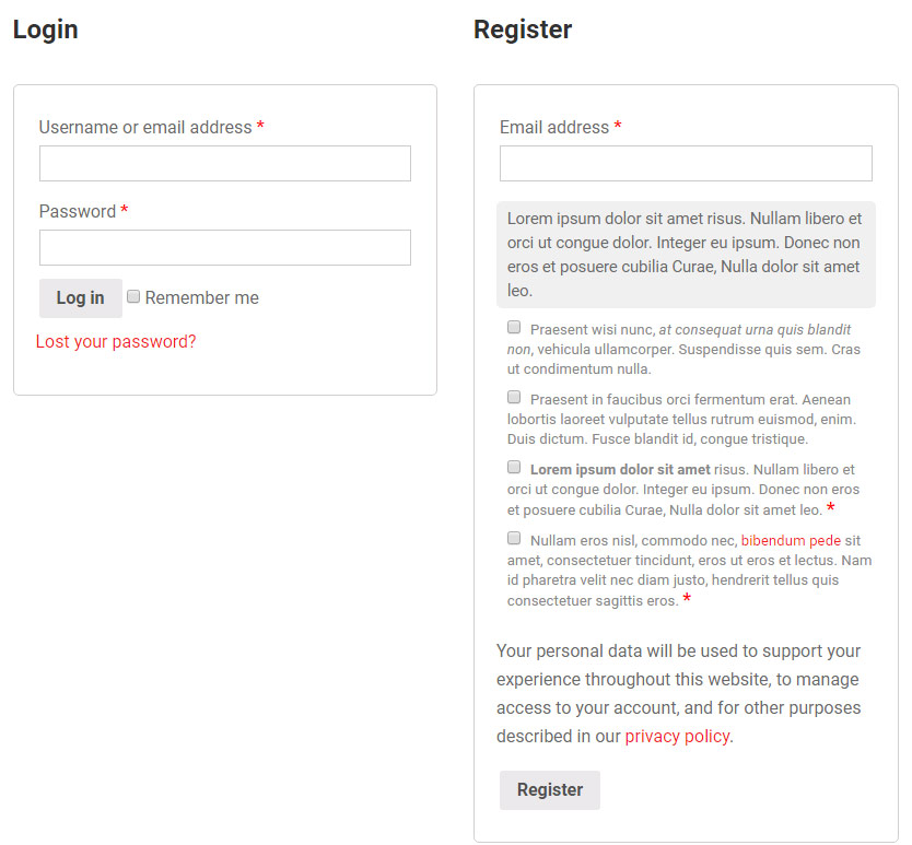 The plugin prompts a user to disable Woo's auto password generator (if enabled)