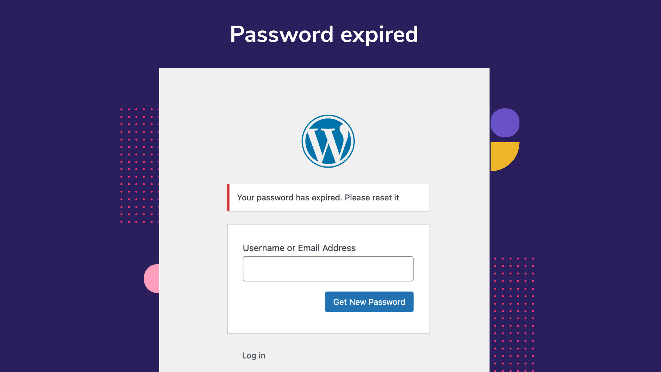 Password expired