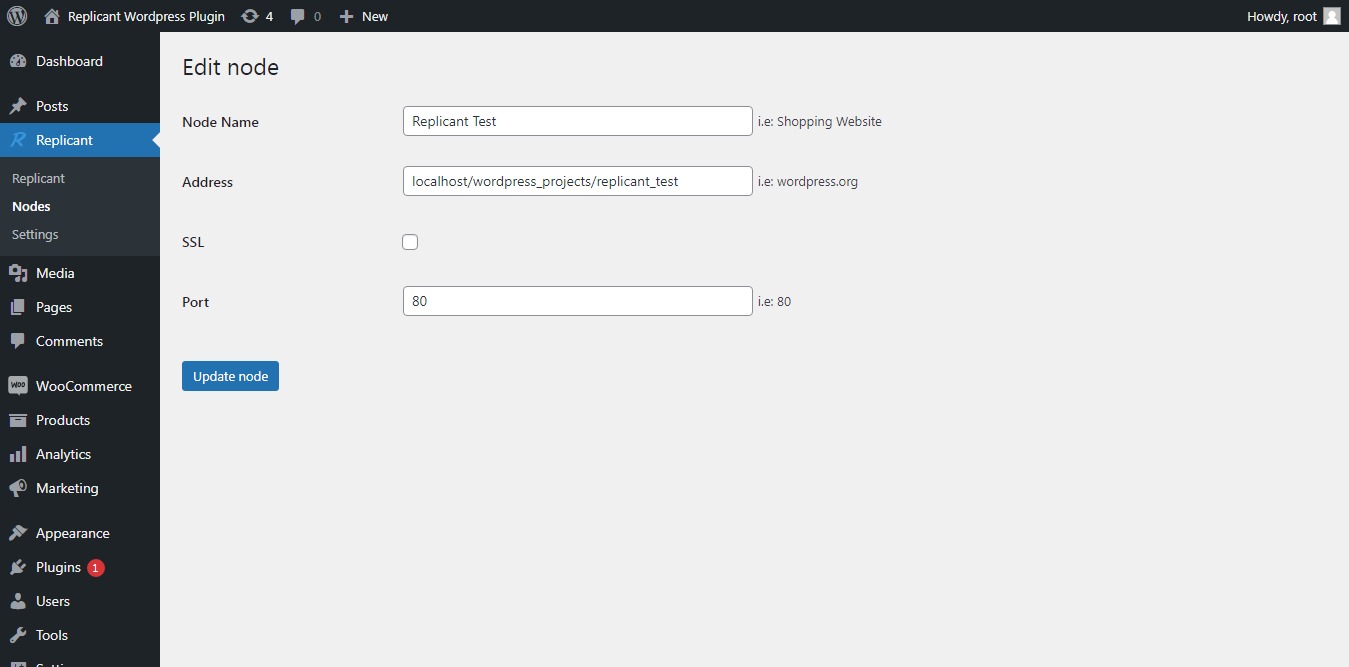 Edit Nodes(Website)