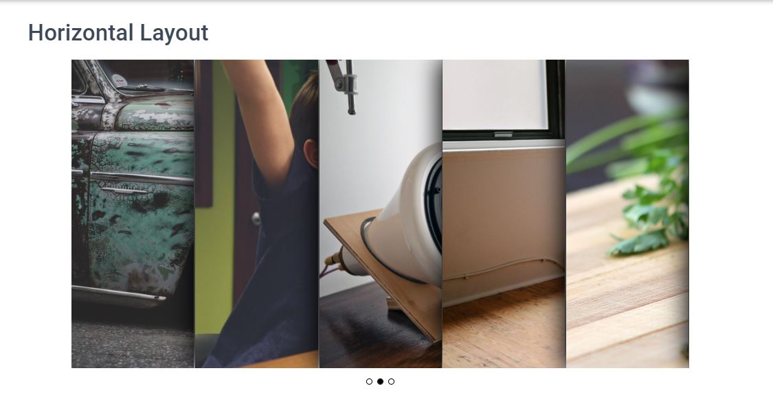 Horizontal Layout