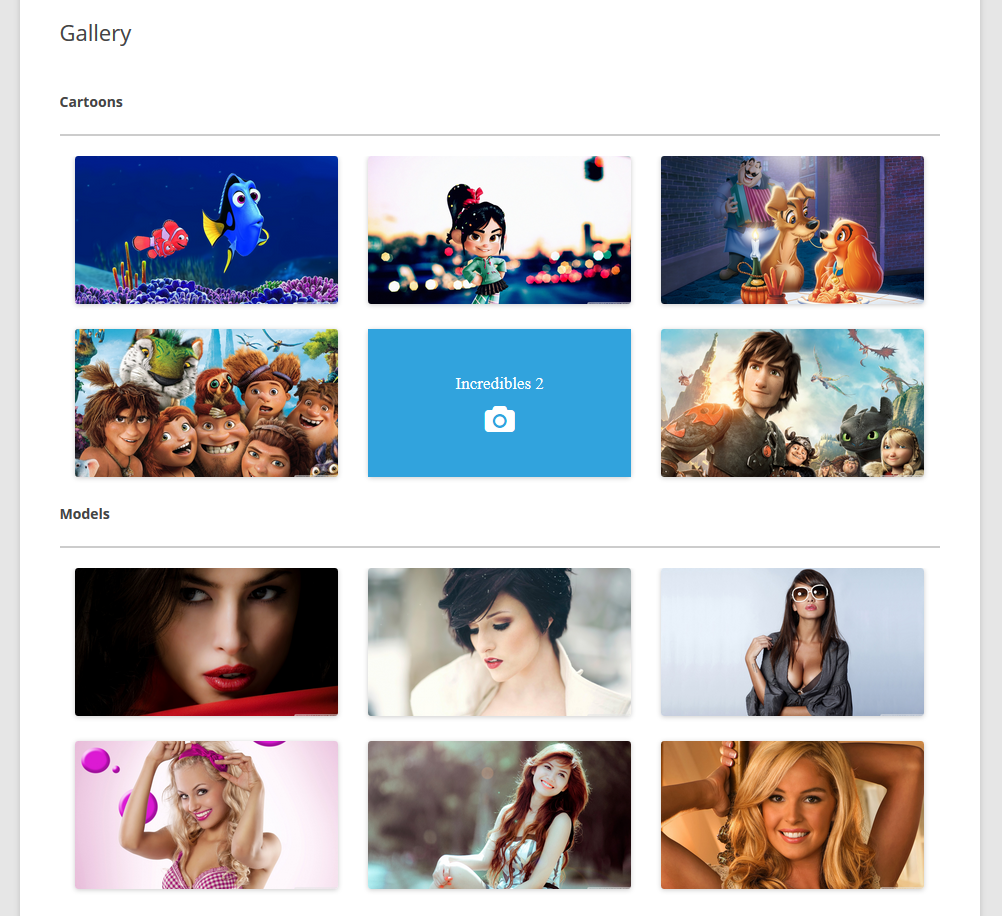 Gallery Preview on Image Hover