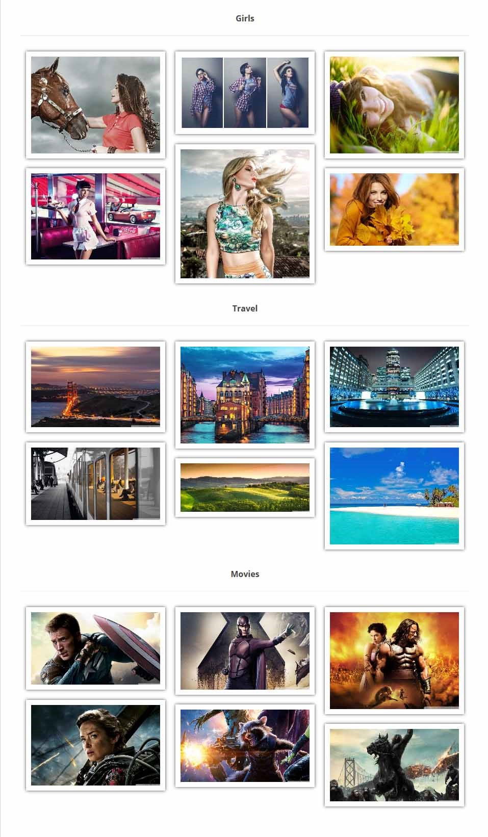 Gallery Preview on Site