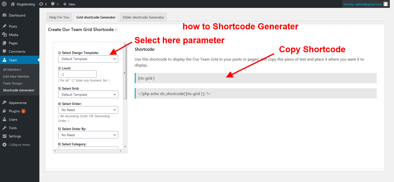 How Shortcode works with Gutenberg shortcode block.