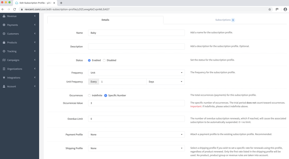 View detailed ad network data for sales.