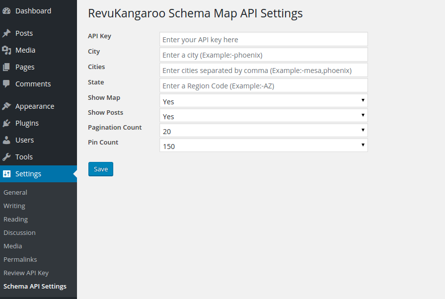 Admin Settings