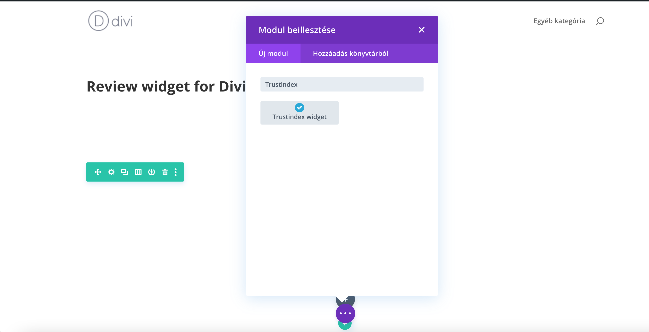 Add widget easily