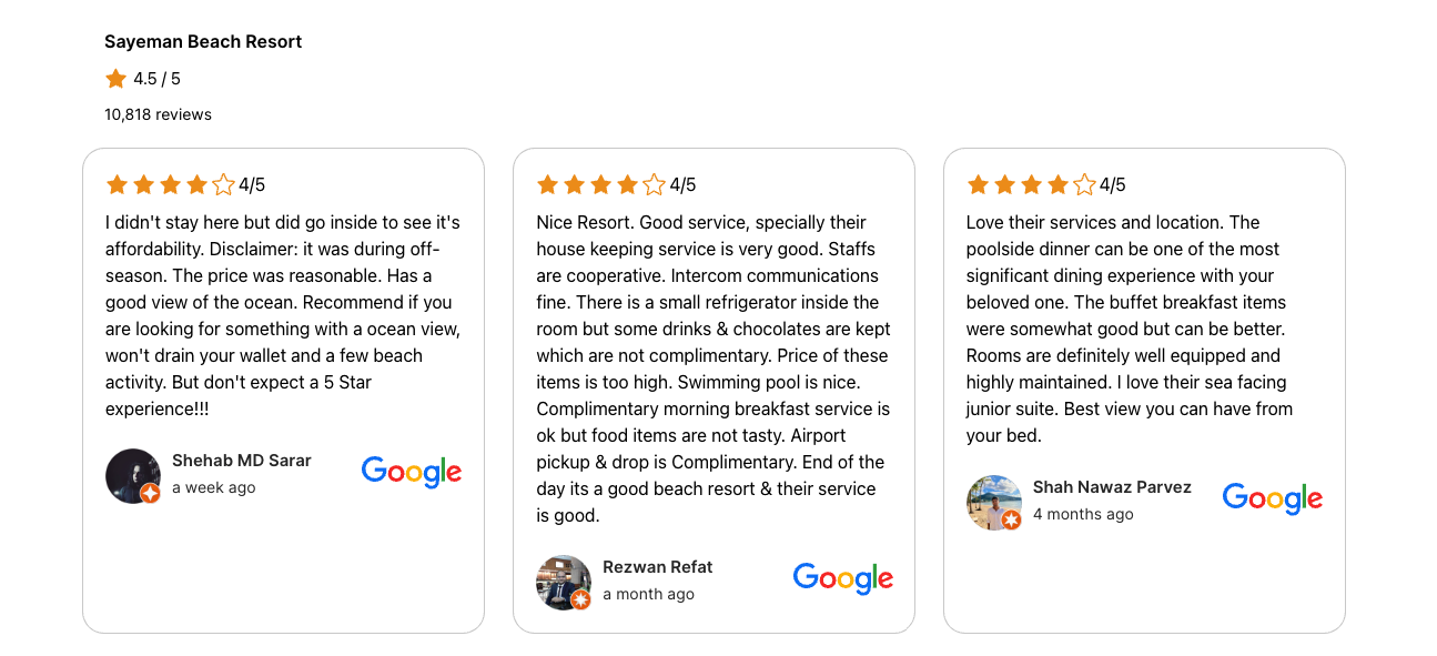 Google Reviews